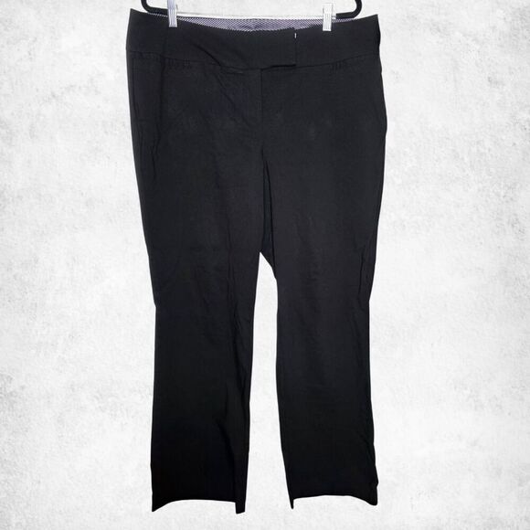 Studio by Torrid Black Dress Pants 20R Plus High Rise Straight Leg Suit Trousers - Picture 2 of 7